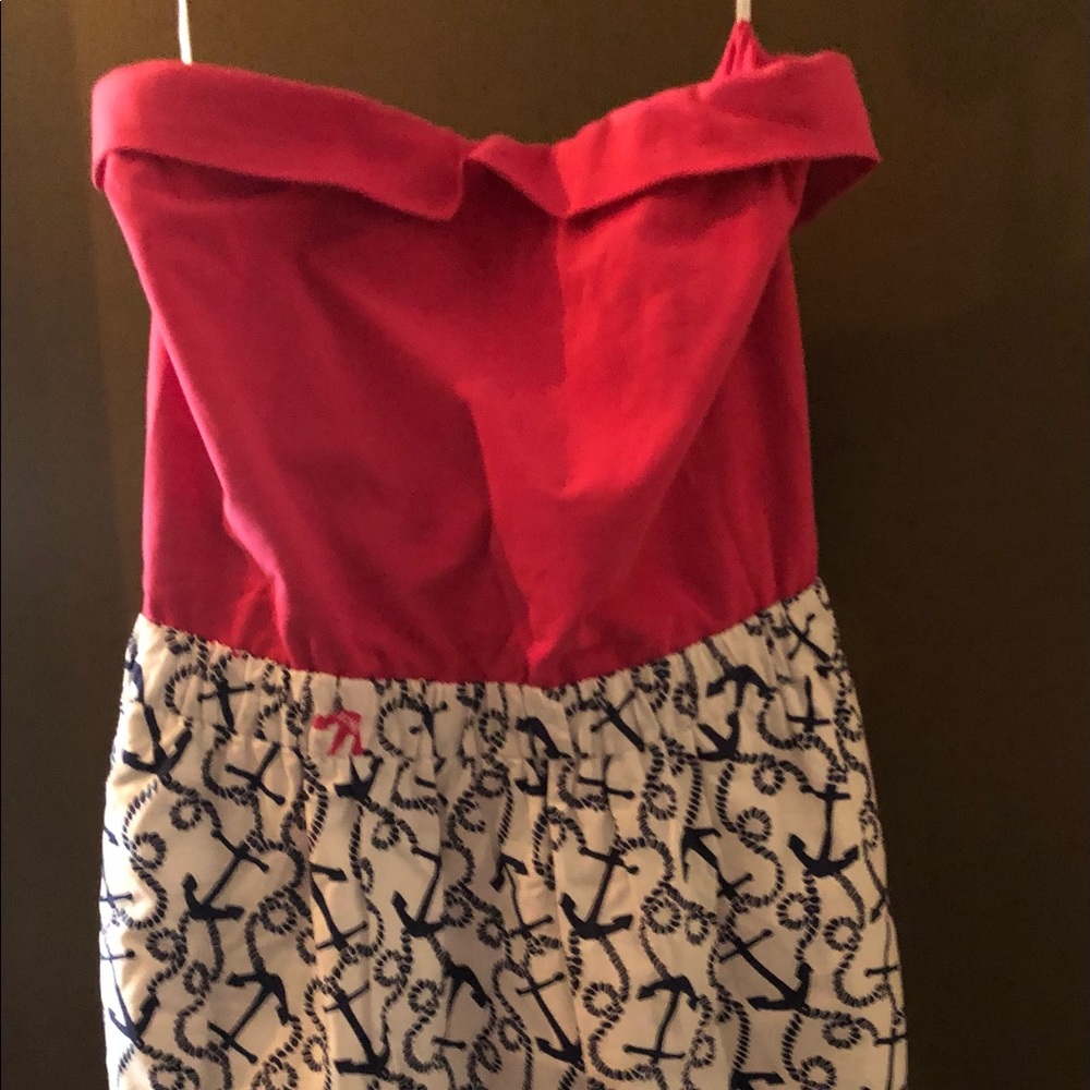 Lilly Pulitzer dress. Love this cotton, strapless dress with pockets!